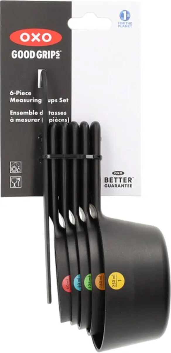 OXO Good Grips Maatlepels 6-delig - Zwart