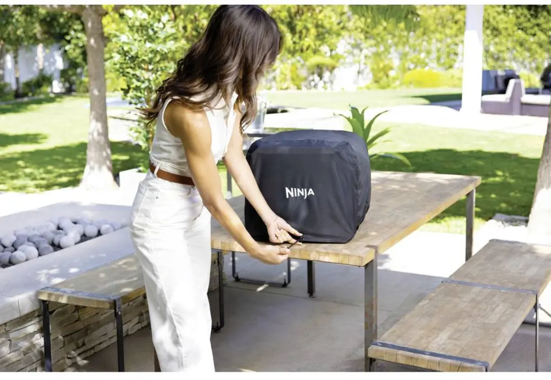 Ninja Woodfire Outdoor Barbecuehoes - Zwart - afbeelding 6 van 6