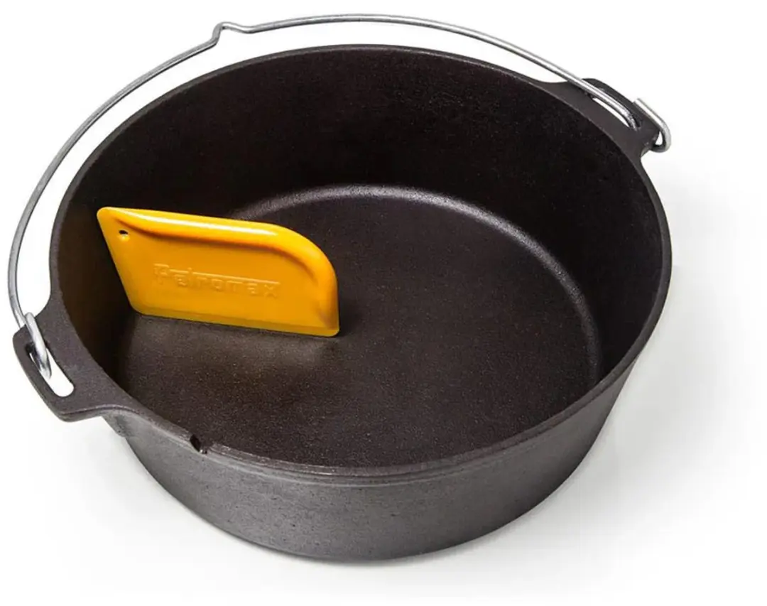 Dutch Oven en Skillet schraper Met Ribbels