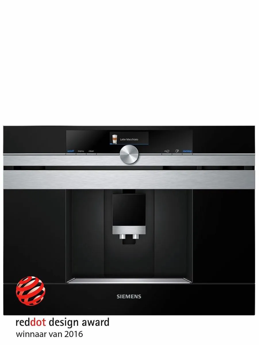 Siemens iQ700 CT636LES6 Inbouw Espresso Volautomaat - Zwart