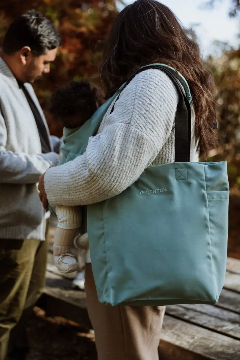 Greentom Shopper Draagtas 17.1L - Sage Groen