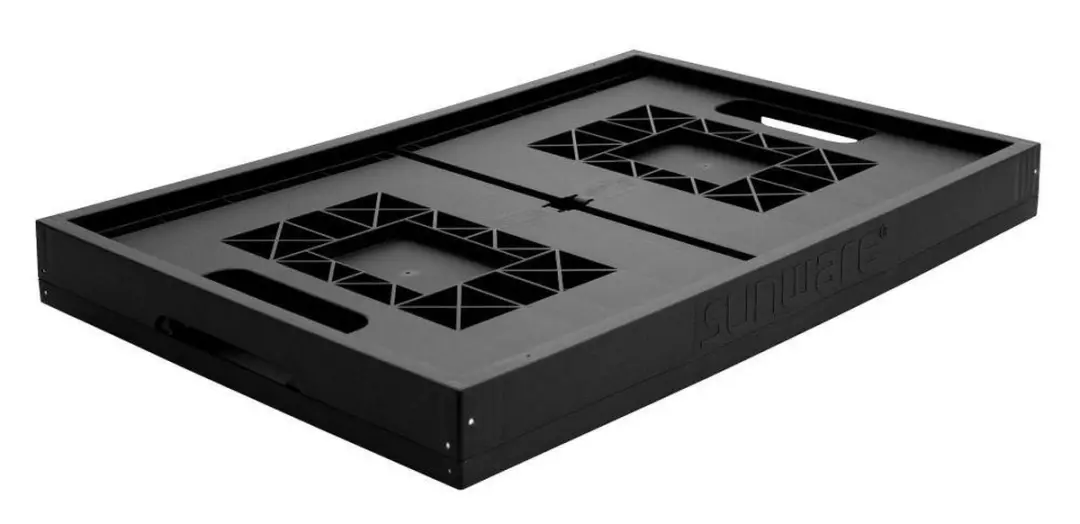 Sunware Square Vouwkrat 45L - Zwart - afbeelding 6 van 6
