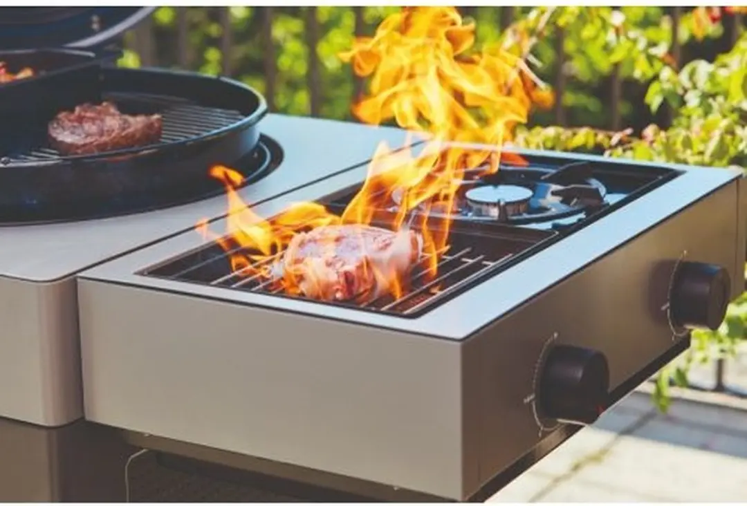 OutdoorChef Arosa Evo Grill- en Kookplaat - Zwart