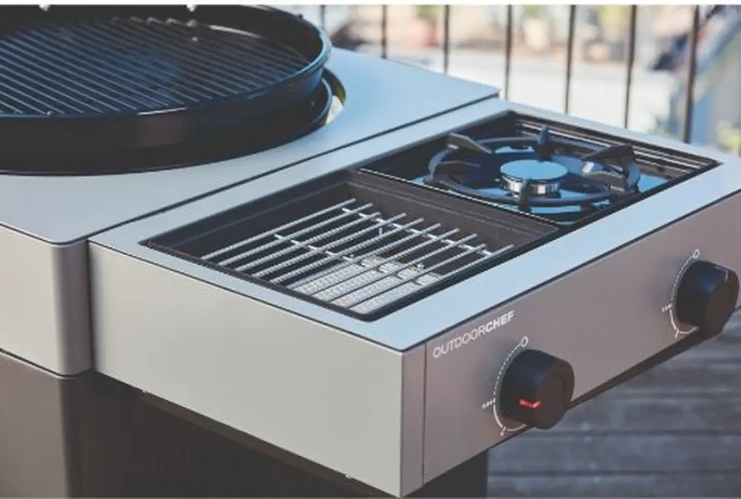 OutdoorChef Arosa Evo Grill- en Kookplaat - Zwart - afbeelding 6 van 6
