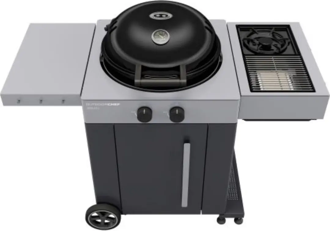 OutdoorChef Arosa Evo Grill- en Kookplaat - Zwart