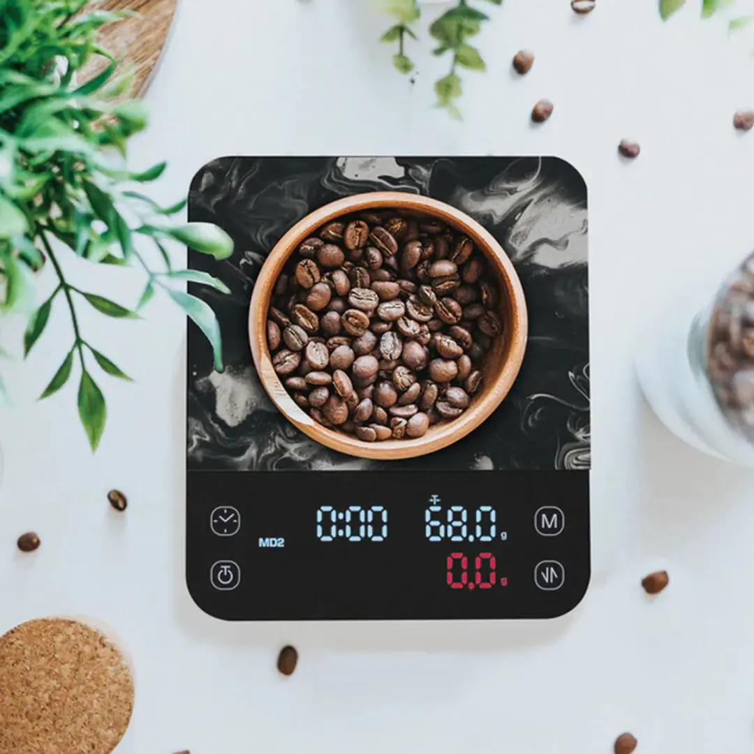 Matrix Pro MatrixM1Pro Espresso Weegschaal - 0,1g nauwkeurig - 4 programma's - Zwart
