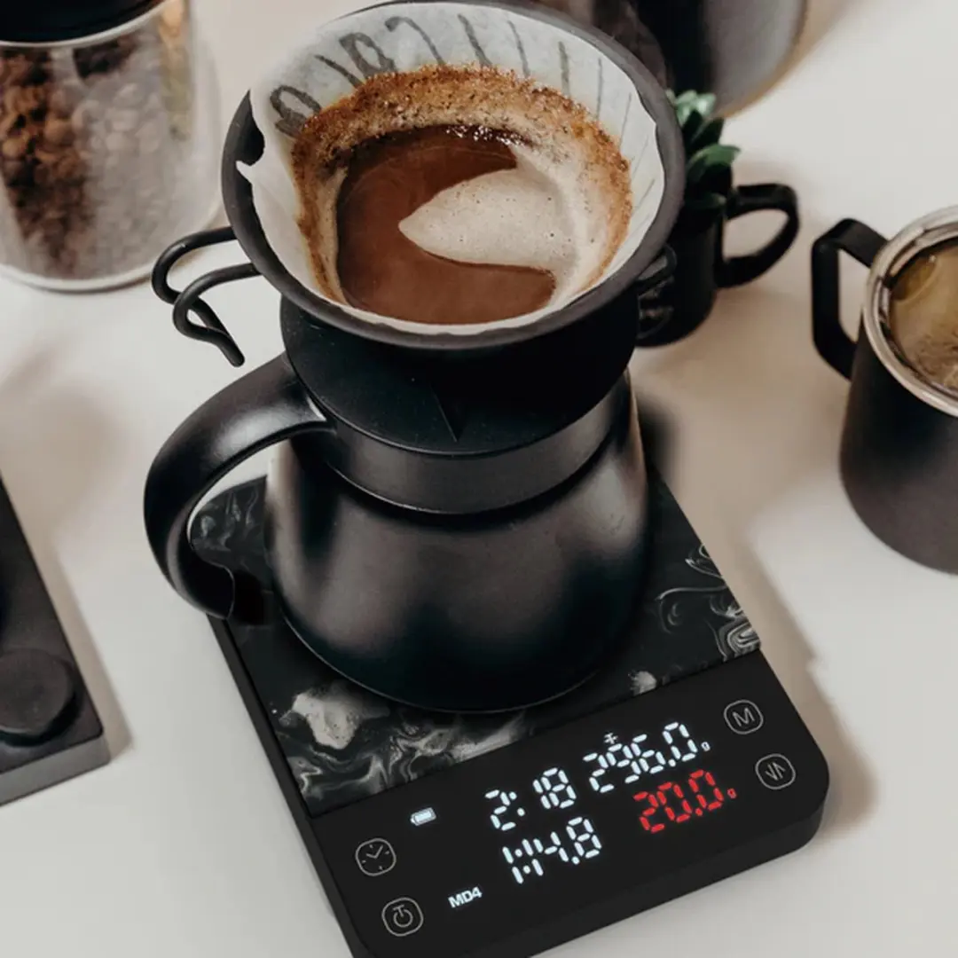 Matrix Pro MatrixM1Pro Espresso Weegschaal - 0,1g nauwkeurig - 4 programma's - Zwart