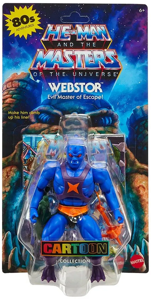 Mattel Masters of the Universe Origins Webstor Action Figuur - 14cm - Multicolor