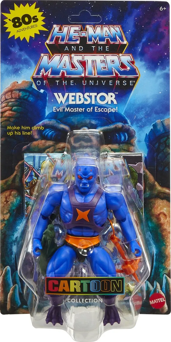Mattel Masters of the Universe Origins Webstor Action Figuur - 14cm - Multicolor