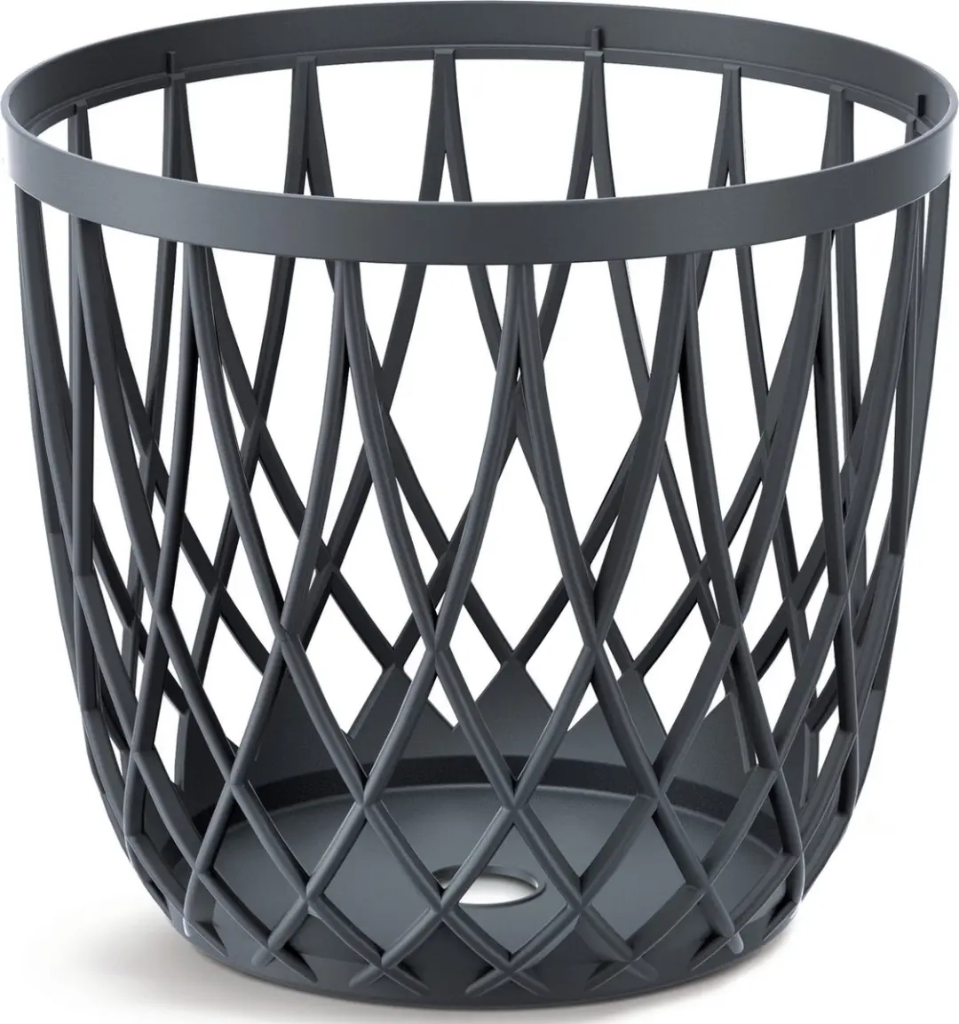 Prosperplast Opbergmand 35L - 2x - Antraciet - Ø33xH33cm