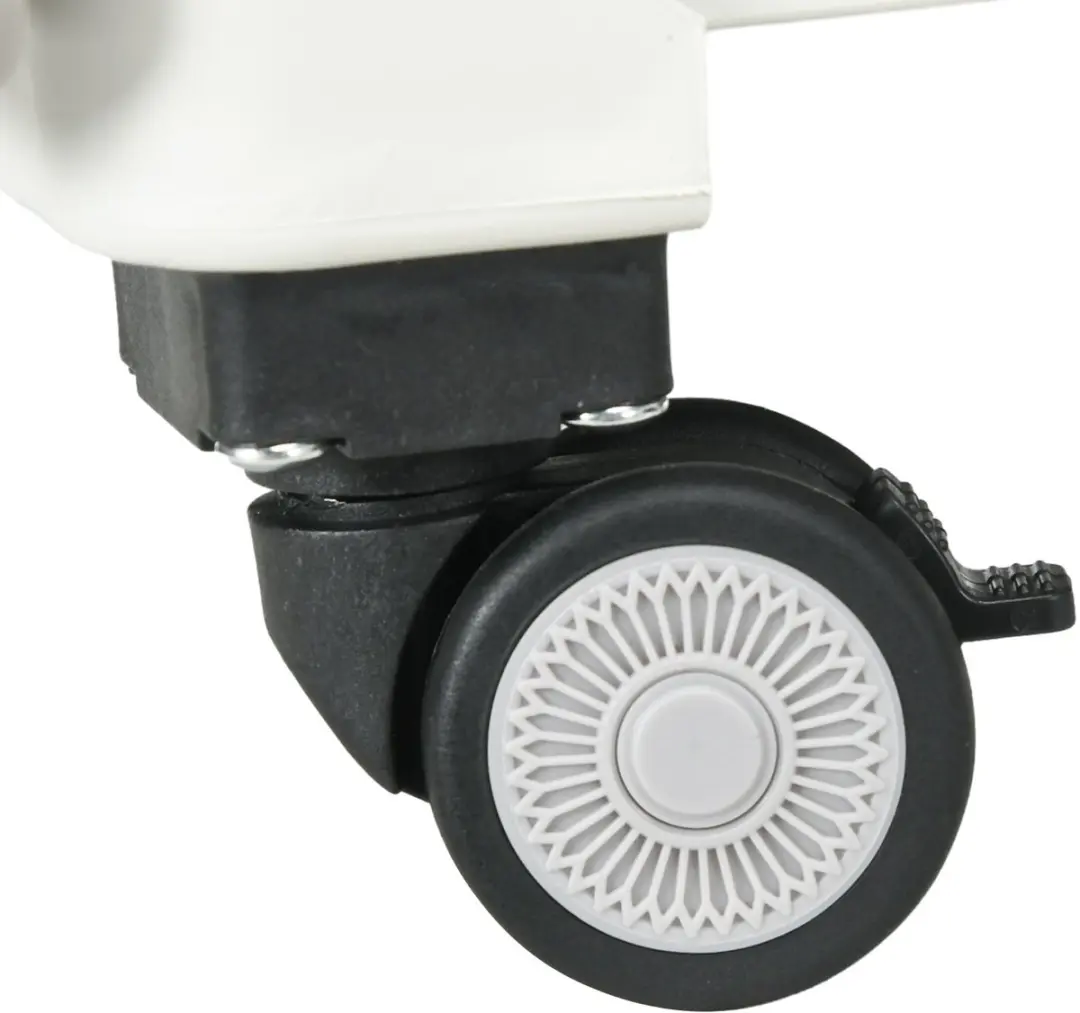 Homcom Einkaufstrolley 923-053V00 - 51L - Wit