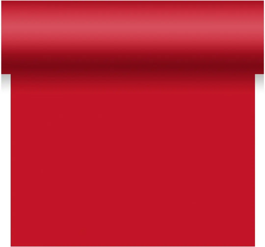 Duni Dunicel 3-in-1 Tafelloper Papier - 0,4x4,8m Rood