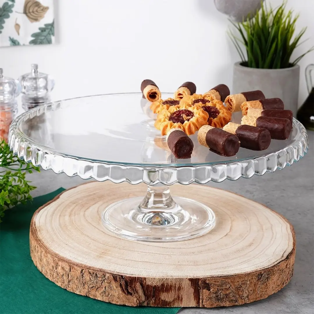 Pasabahce Patisserie Taartschaal Ø32cm - Transparant