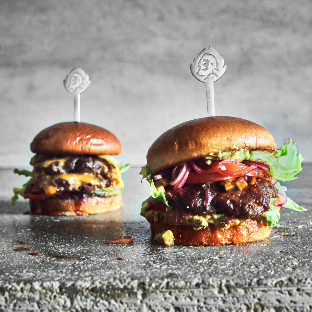 Burnhard Burger-set 8-delig - Zilver