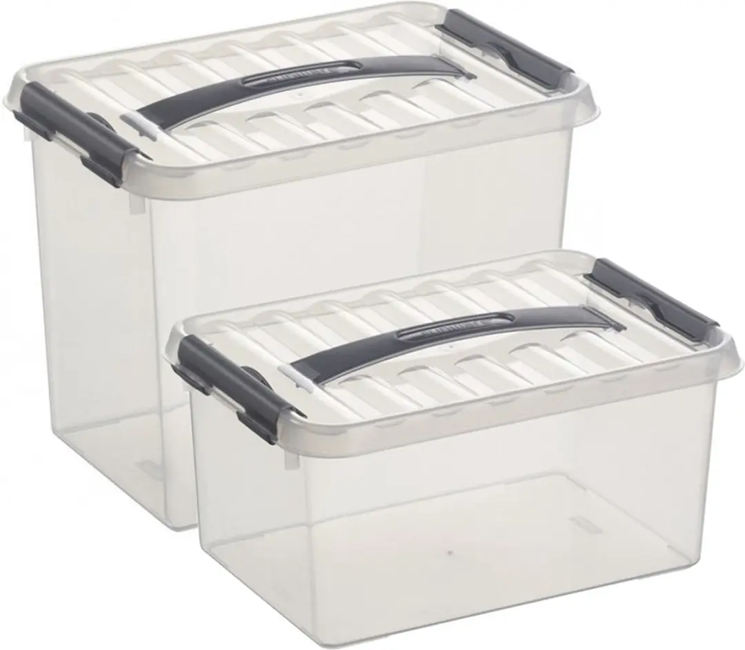 Sunware Q-Line Opbergboxen Set 8 Stuks