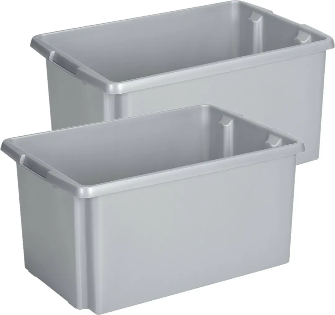 Sunware Nesta Opslagbox 2x - 51L - Lichtgrijs
