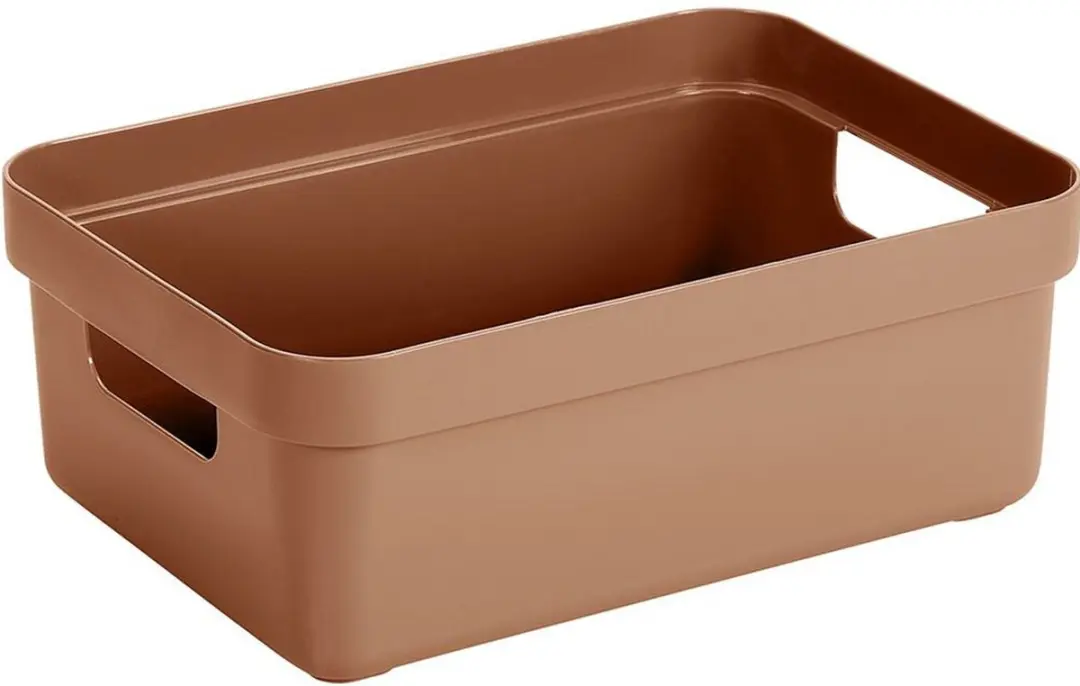Sunware Sigma Opbergbox 9L - 4 Stuks - Terracotta