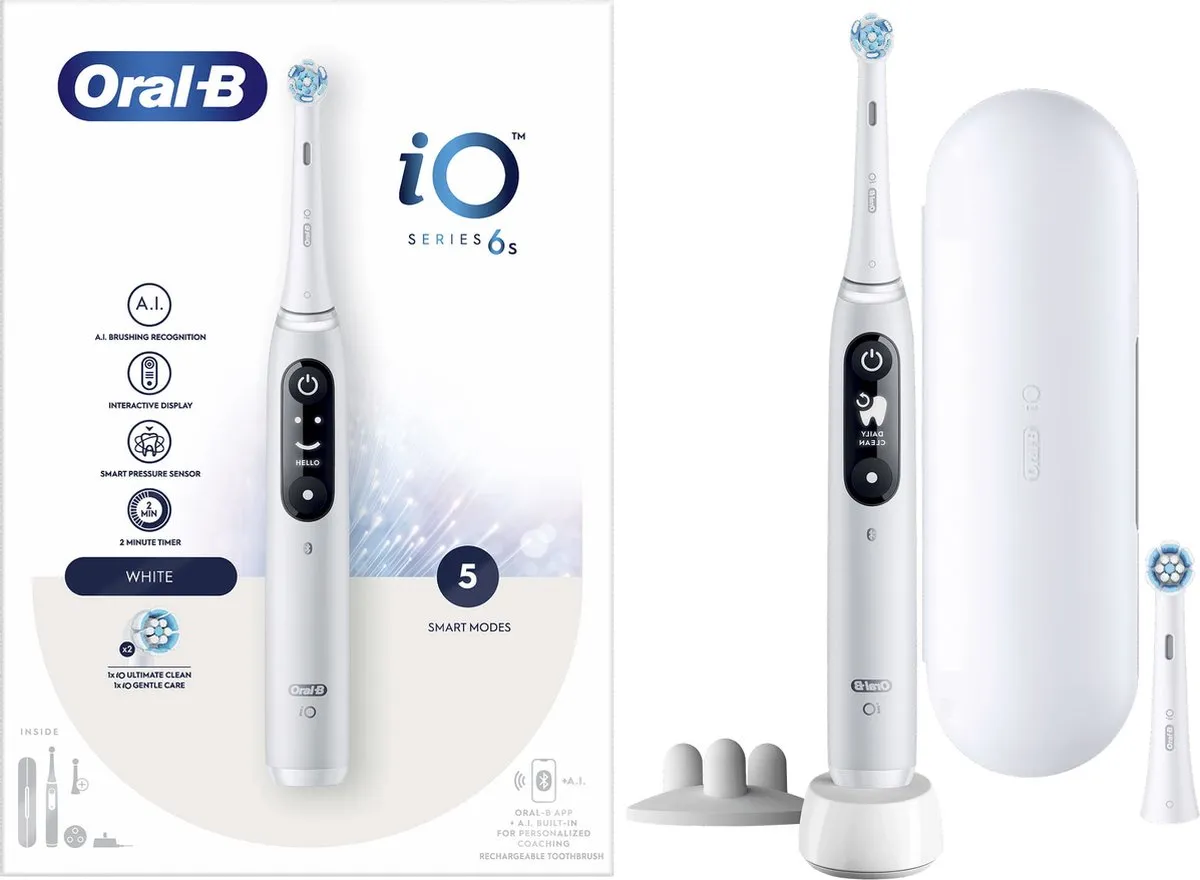Braun Oral-B iO 6 Vibrerende Tandenborstel - Wit