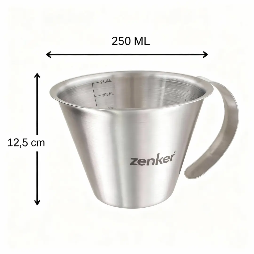 Zenker Smart Pastry Maatbeker 250ml - Roestvrij staal