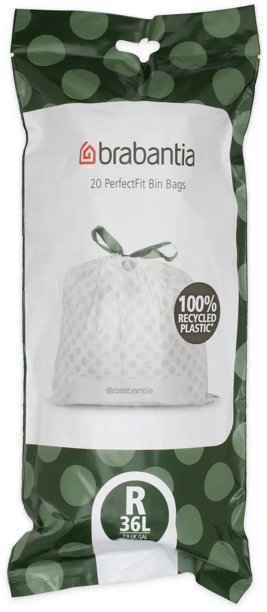 Brabantia PerfectFit Vuilniszakken 36L Code R - 120 Stuks