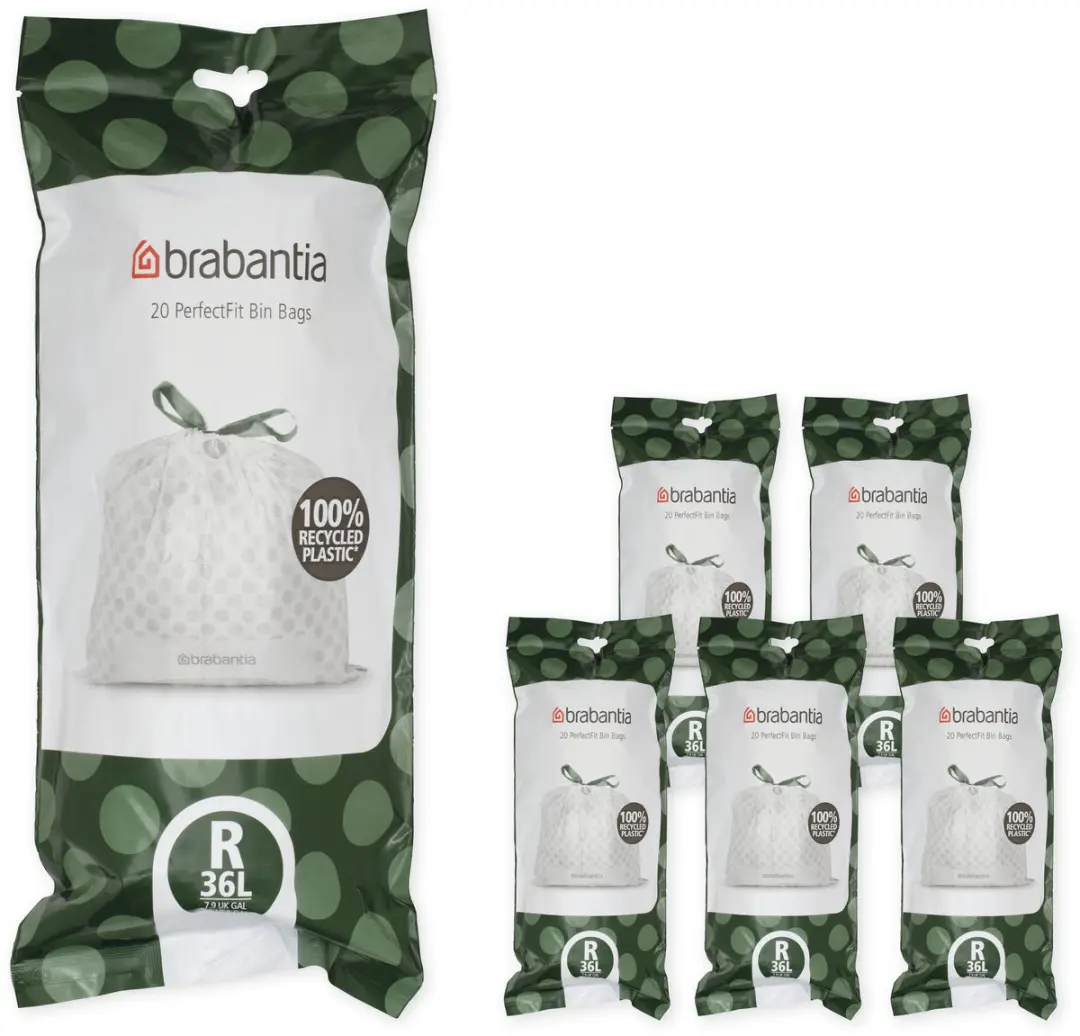 Brabantia PerfectFit Vuilniszakken 36L Code R