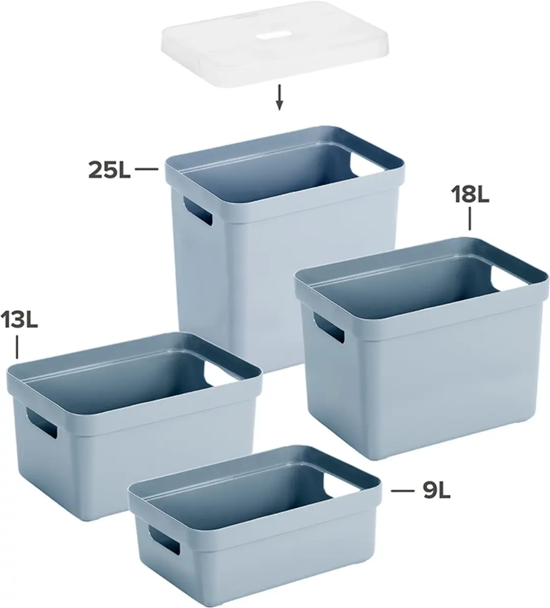 Sunware Sigma Home Deksel - Transparant - 34,2cm