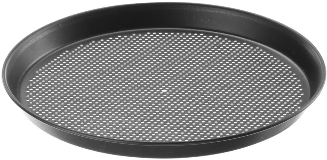 HENDI Geperforeerde Pizzapan Ø311mm - Koolstofstaal - Blauw
