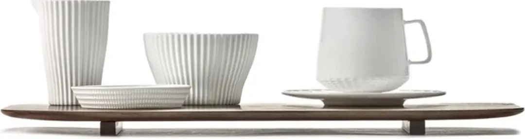 Serax Ann Van Hoey Nido Dienblad 35x17.5cm - Walnut