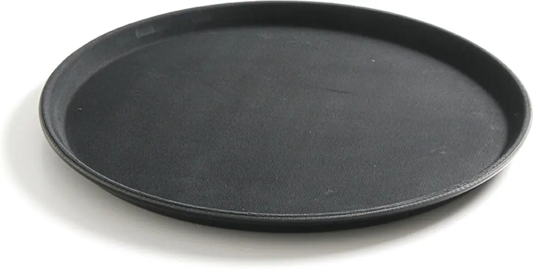 HENDI Rond Dienblad 41cm - Antislip - Zwart