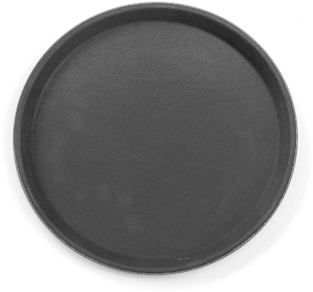 HENDI Rond Dienblad 41cm - Antislip - Zwart