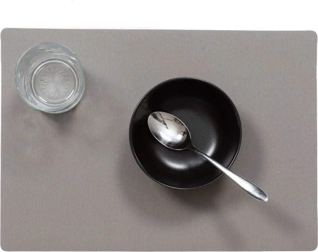 Wicotex Luxe Placemats Taupe - 8 Stuks 43x30cm