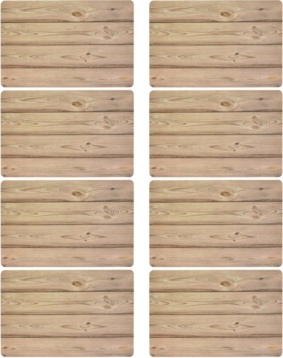 Bellatio Design Houten Placemats 8x