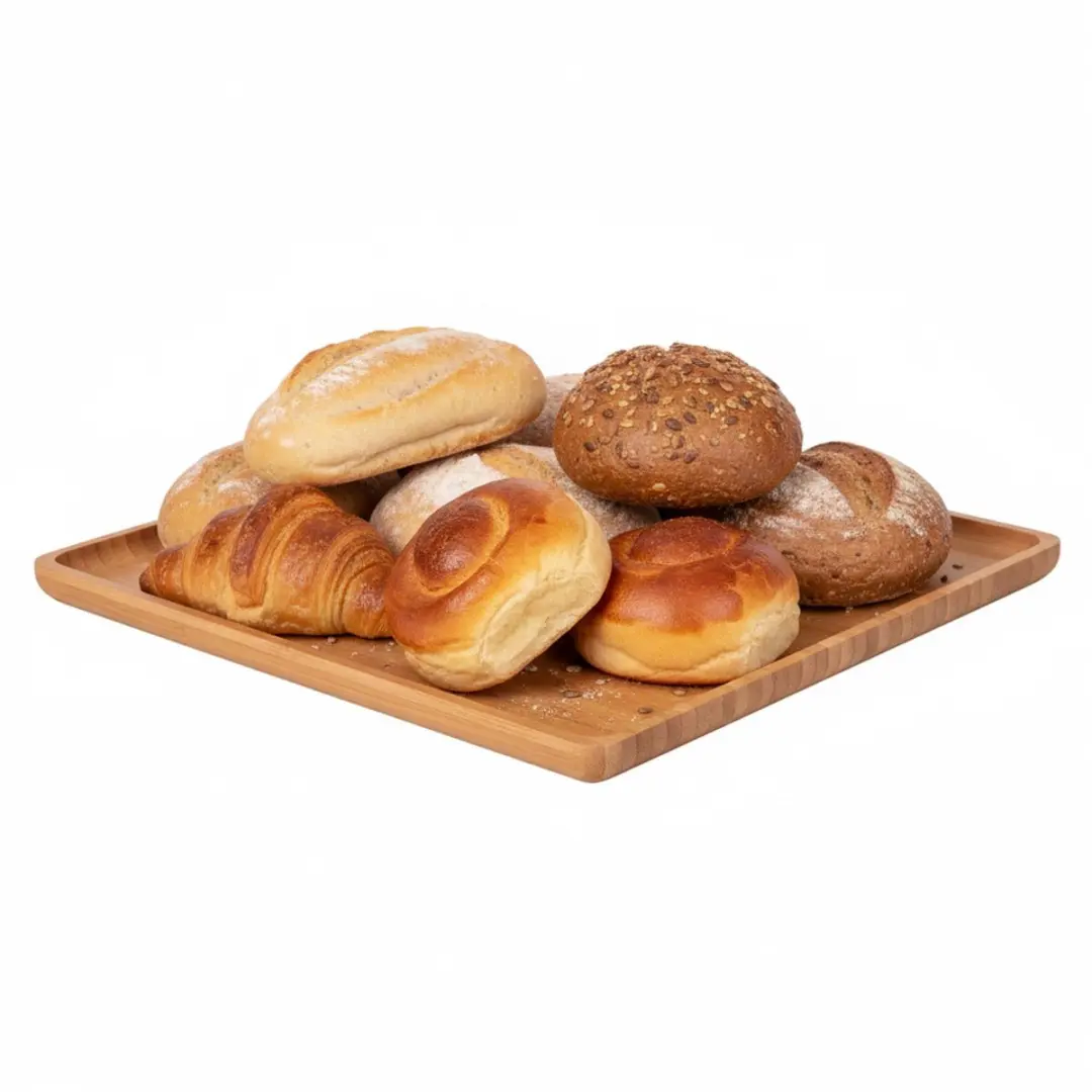 Cosy&Trendy Serveerplank Bamboe 26x26cm - Bruin