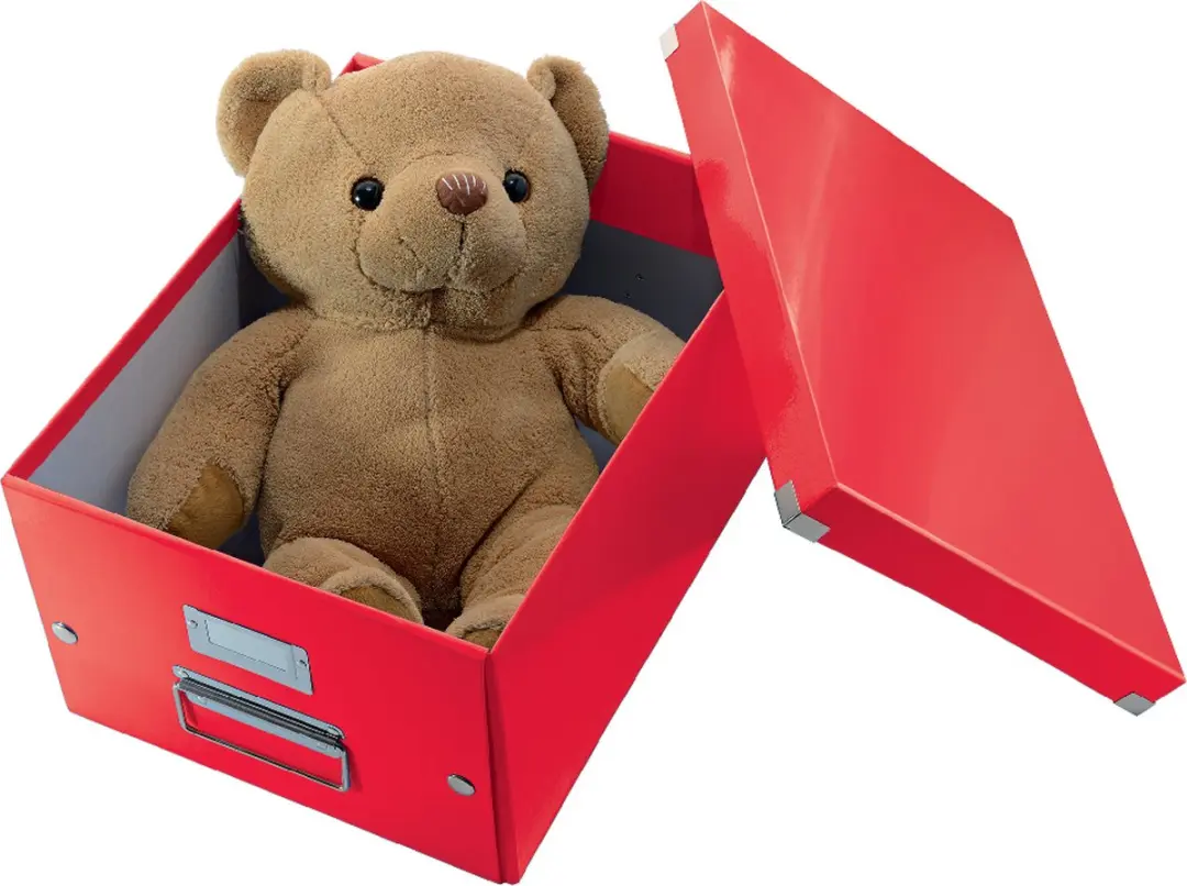 Leitz WOW Click & Store Opbergdoos Rood - 28,1x37cm - A4 - 16L