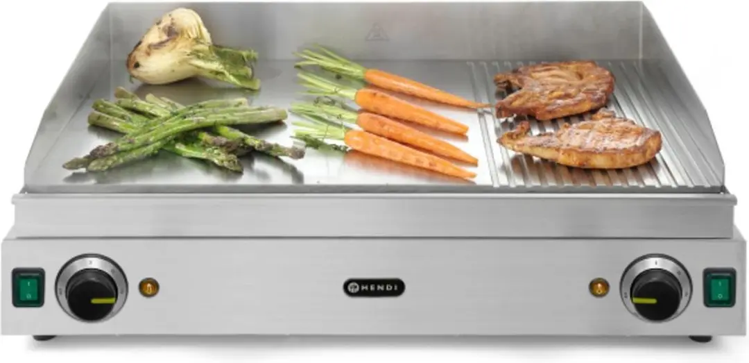 HENDI HT203163 Contactgrill 720x550mm - Roestvast staal