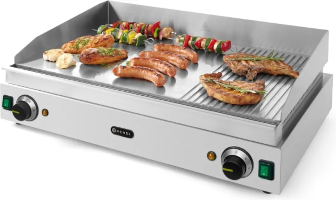 HENDI HT203163 Contactgrill 720x550mm - Roestvast staal