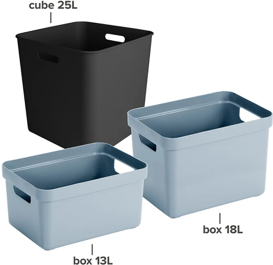 Sunware Sigma Home Cube Box 25L - Zwart