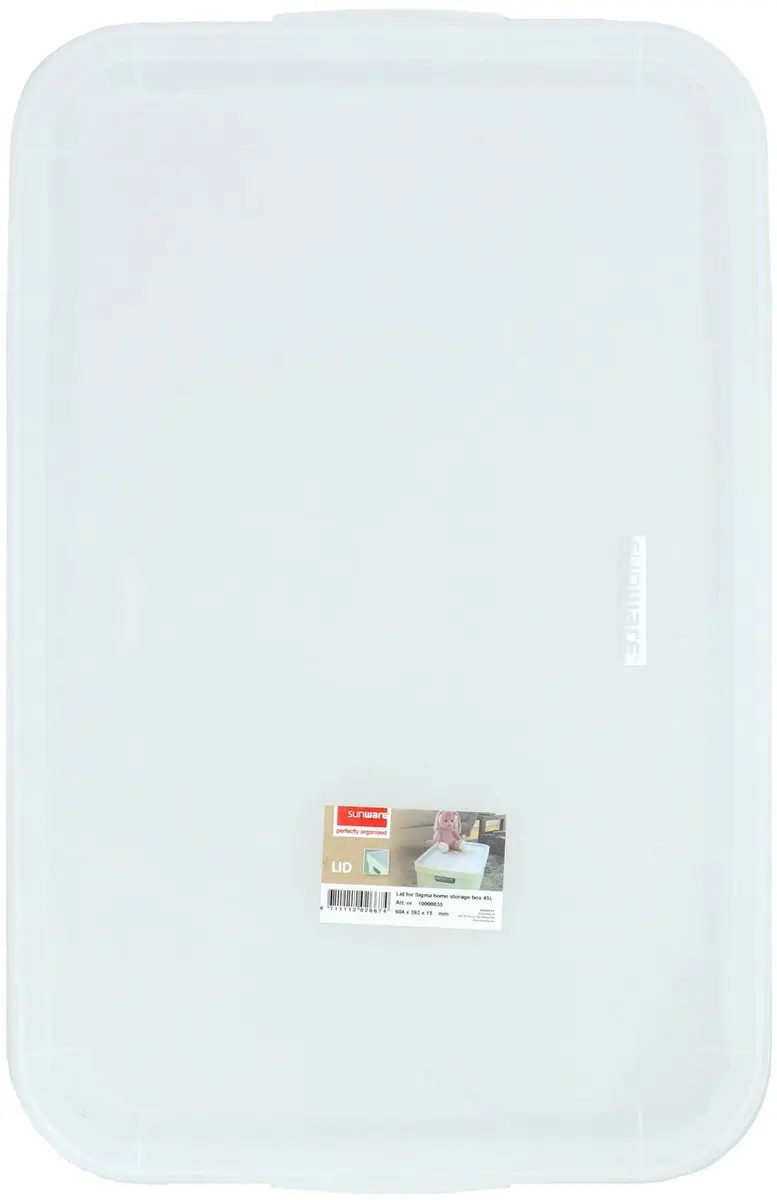 Sunware Sigma Home Deksel 45L - 39x60cm - Wit
