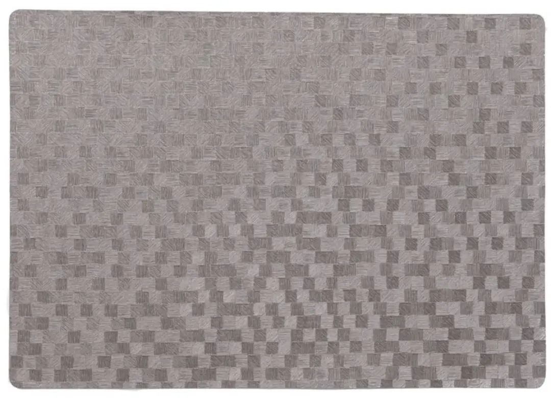 Wicotex Stones Tafel Placemats - 8 Stuks - 30x43cm - Grijs