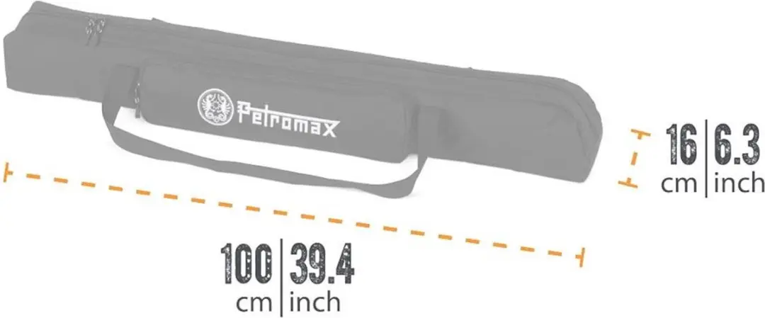 Petromax Transporttas D1 - Zwart - afbeelding 6 van 6