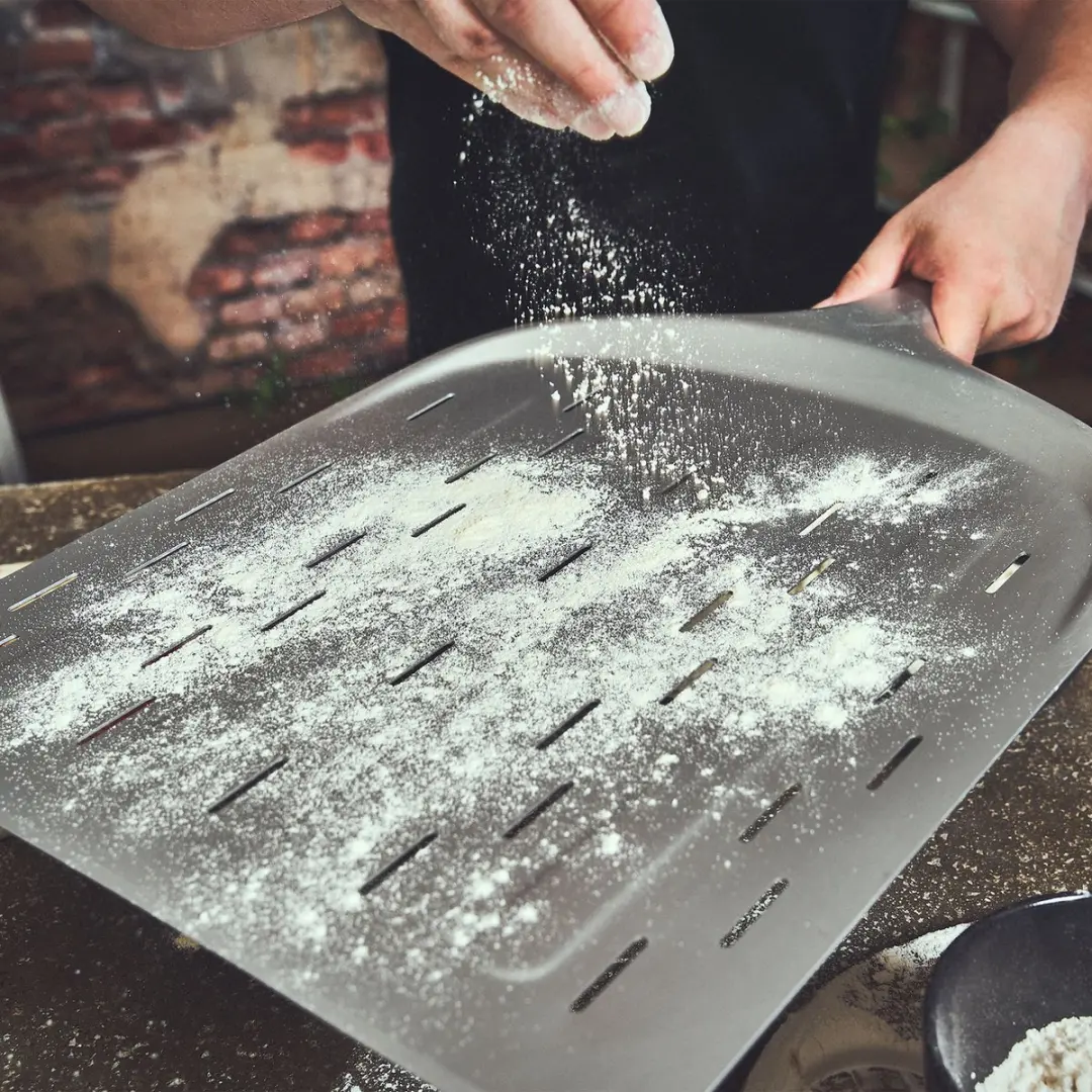 Burnhard Pizzaschep Geanodiseerd Aluminium - 29cm & 36cm