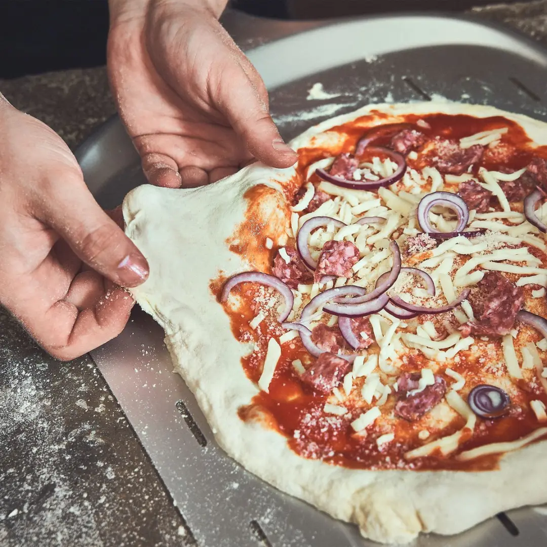 Burnhard Pizzaschep Geanodiseerd Aluminium - 29cm & 36cm