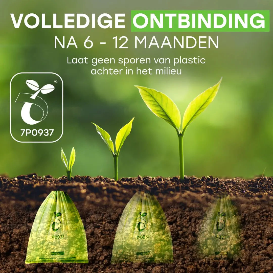 Sustenix GFT Zakken 10L - 150 Stuks - Groen