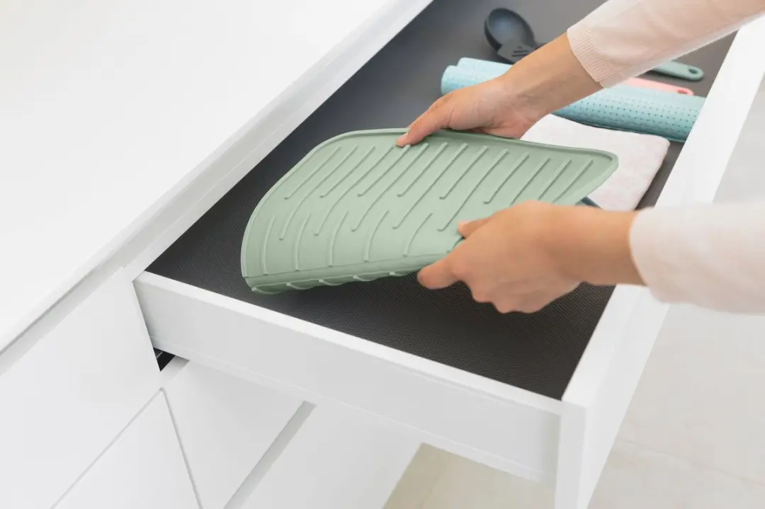 Brabantia SinkSide Afdruipmat Siliconen 44x32cm - Jade Green
