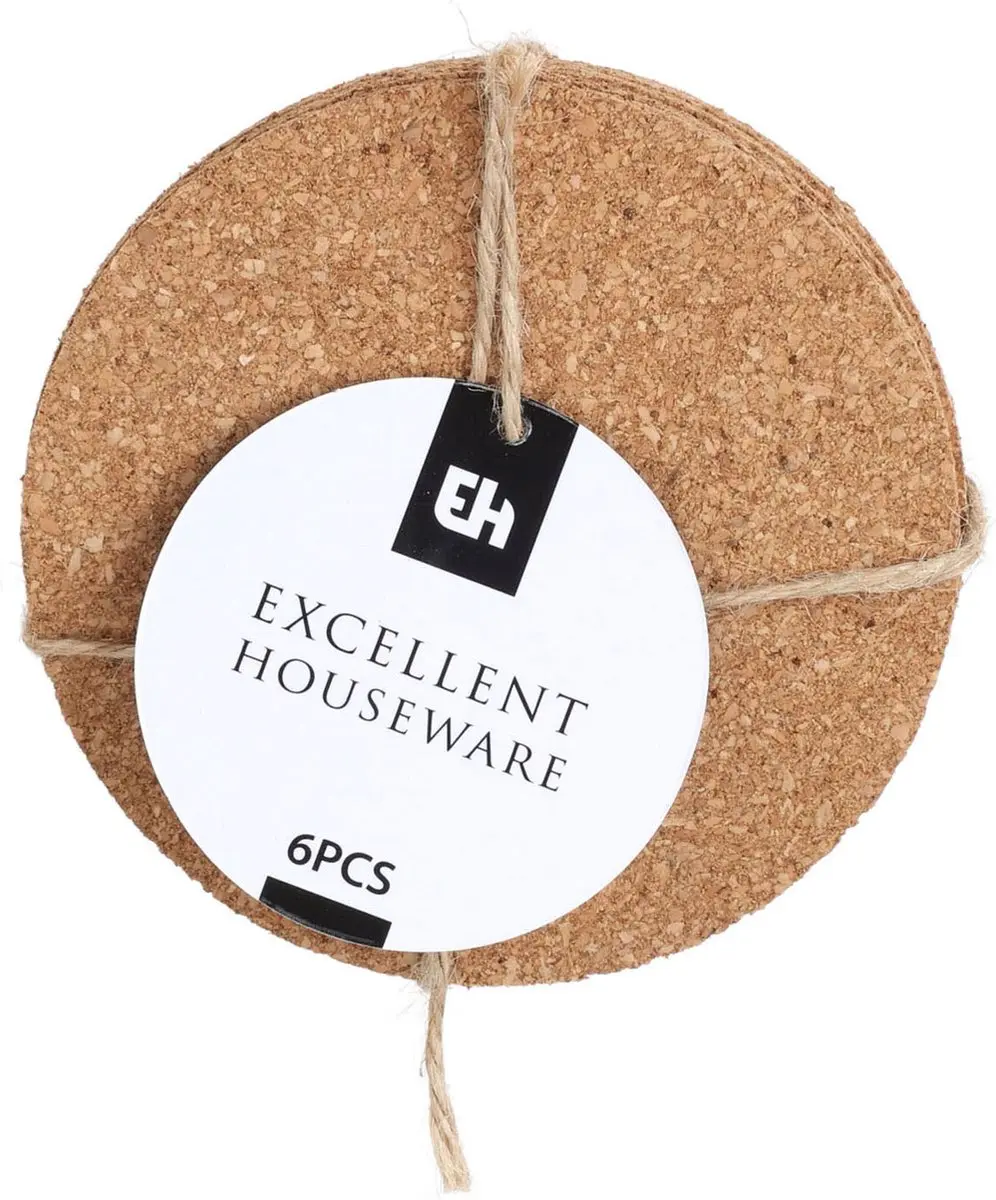 Excellent Houseware Kurk Onderzetters