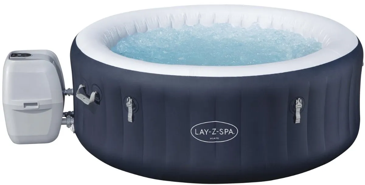 Bestway Lay-Z Spa Miami EnergySense STKY-00049252 Opblaasbare Spa - 120 Jets - 180cm - Blauw - afbeelding 3 van 6
