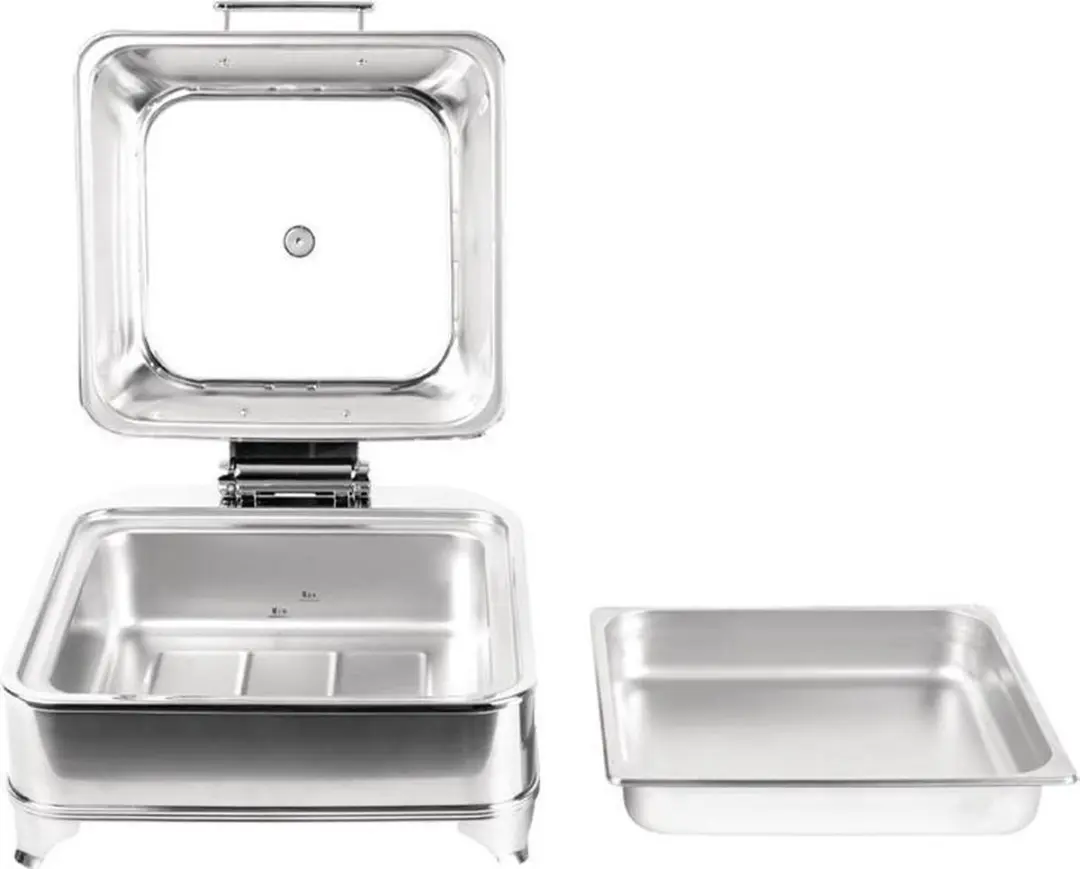 Olympia Vierkante Elektrische Chafing Dish CB730 - Horeca & Professioneel