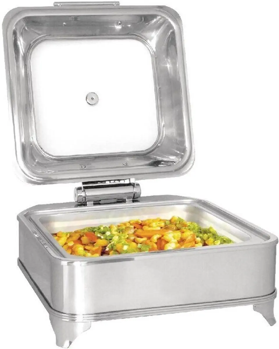 Olympia Vierkante Elektrische Chafing Dish CB730 - Horeca & Professioneel