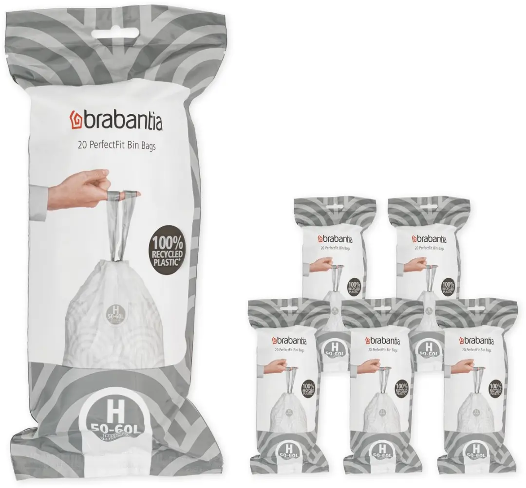 Brabantia PerfectFit Vuilniszakken Code H 120 Stuks