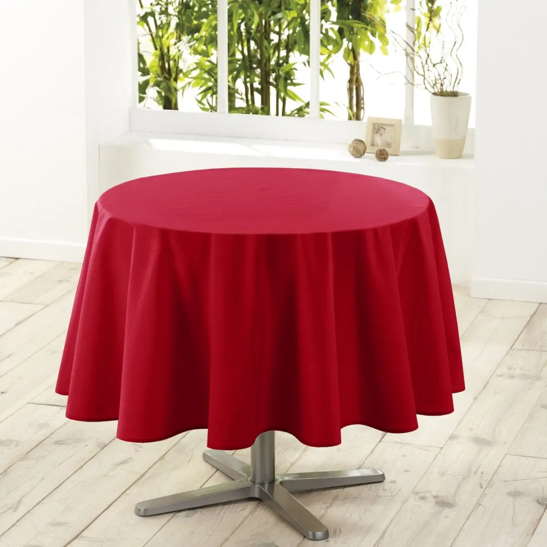 Wicotex Tafellaken Rood Rond 180cm